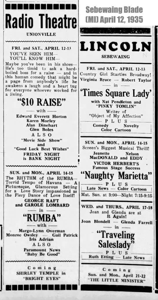 Radio Theater - Old Ad (newer photo)